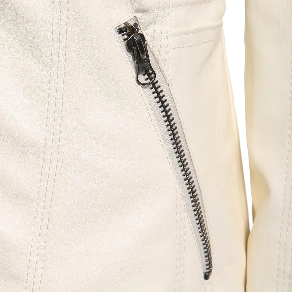 Elisa – Stilvolle & Komfortable Lederjacke für einen glamourösen Look