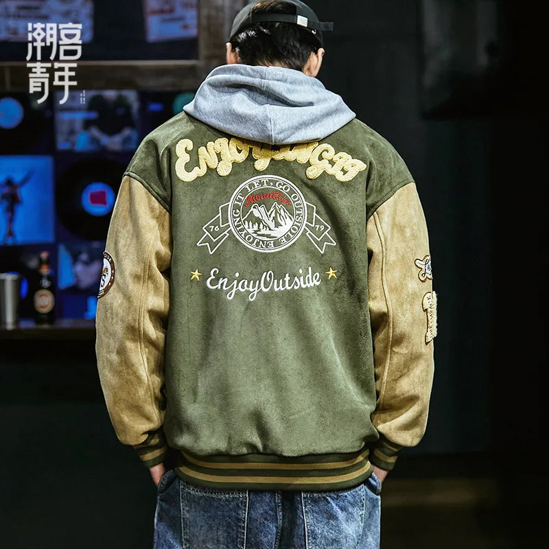 Kiora | College Baseballjacke Mit Stickerei