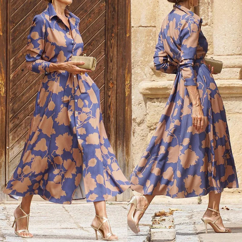 Floriza – Klassisches Hemdblusenkleid für zeitlosen Stil