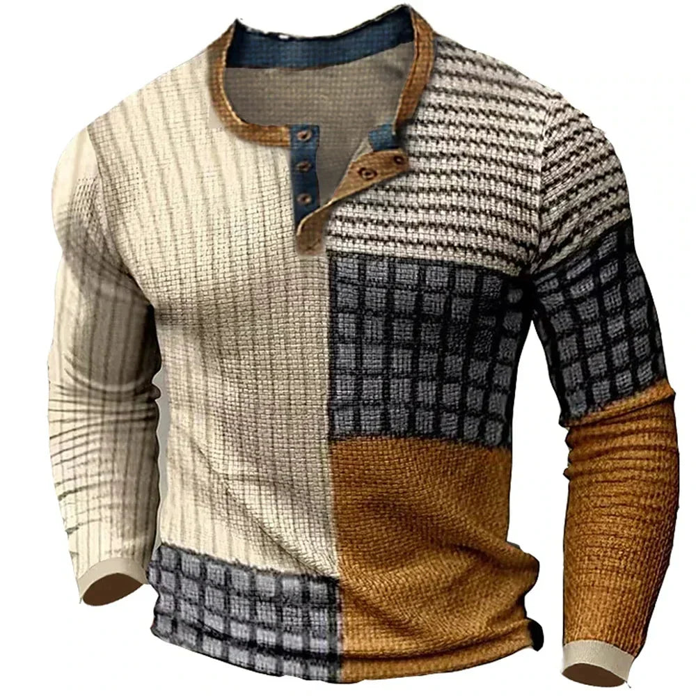 Jermoni | Pullover mit Patchwork-Design