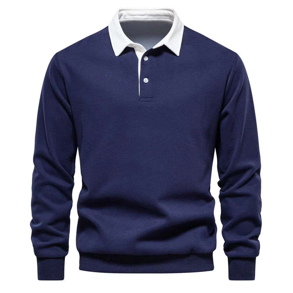 Austin Polo-Kragen Sweatshirt