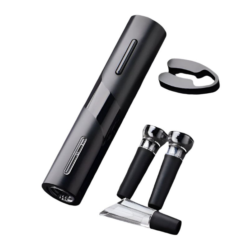 VinoLift Elektrisches Weinöffnerset – Mühelose Korkentfernung