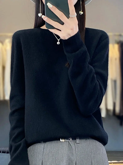 Irah | Rundhals-Wollepullover