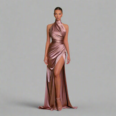 Constanze | Elegantes Kleid mit seitlichem Schlitz