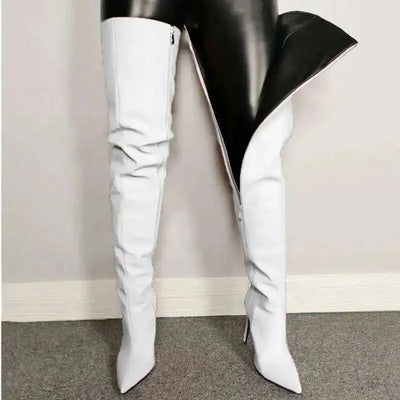 Damen-Overknee-Stiefel | Hohe Absätze