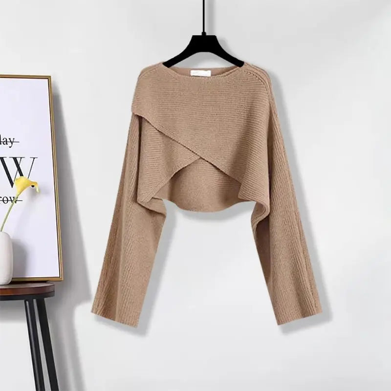 Paty® | Set aus französischem Strickpullover und Rock