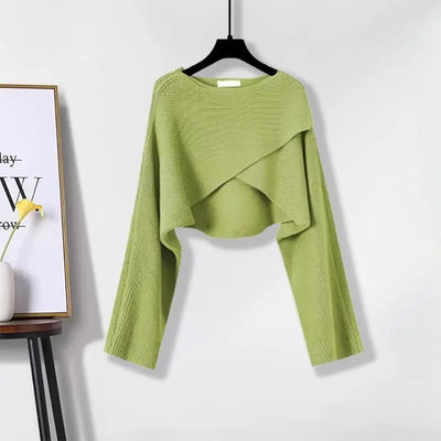 Paty® | Set aus französischem Strickpullover und Rock