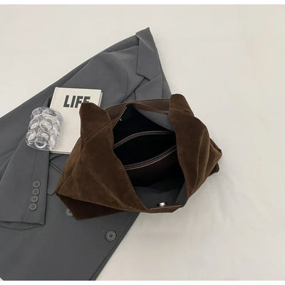 Julia | Schultertasche aus Wildleder für Damen