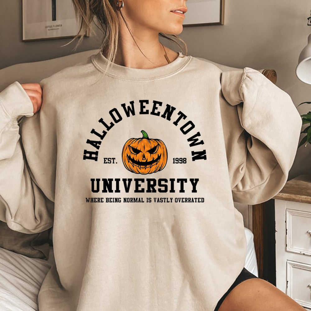 Wanda® | Halloween-Pullover mit O-Ausschnitt für Damen