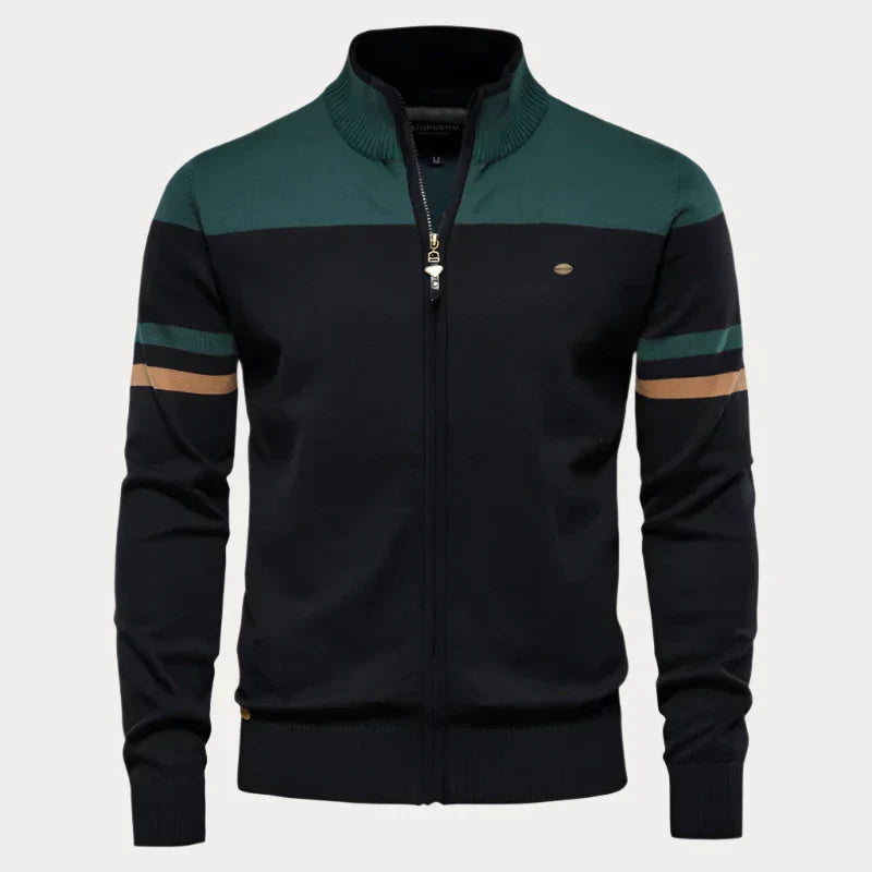 Strickjacke für Herren mit Reißverschluss
