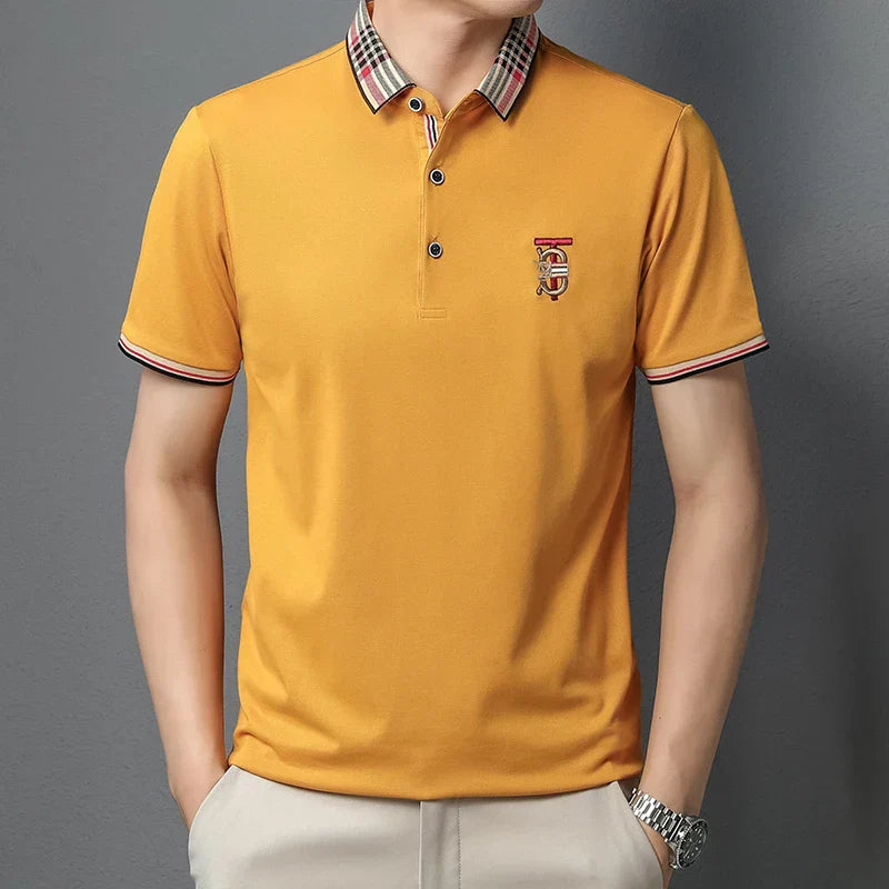 Sven | Lässiges Baumwollpolo mit Stickerei