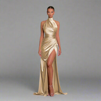 Constanze | Elegantes Kleid mit seitlichem Schlitz