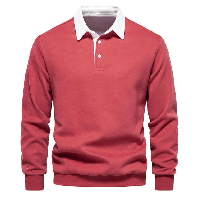Austin Polo-Kragen Sweatshirt