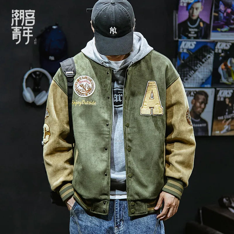 Kiora | College Baseballjacke Mit Stickerei