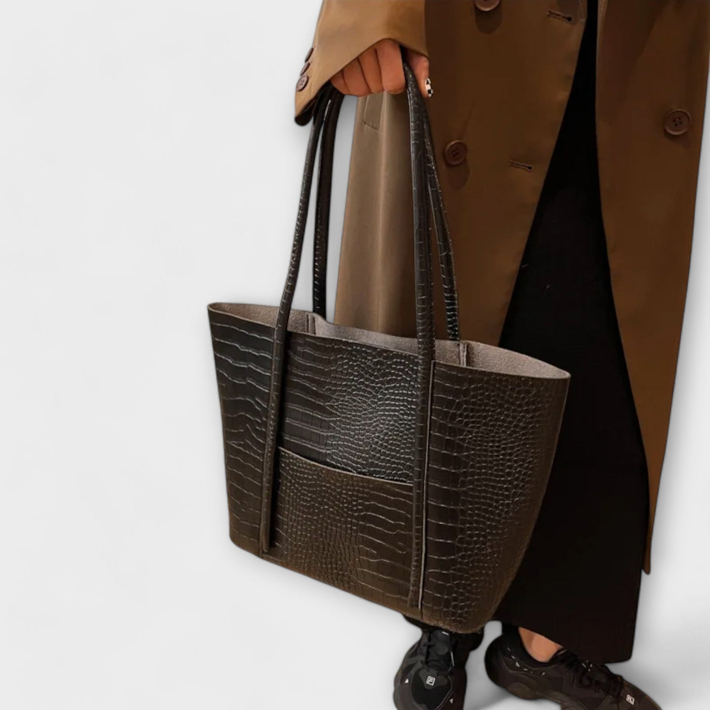 Serelina – Elegante Schultertasche mit Struktur
