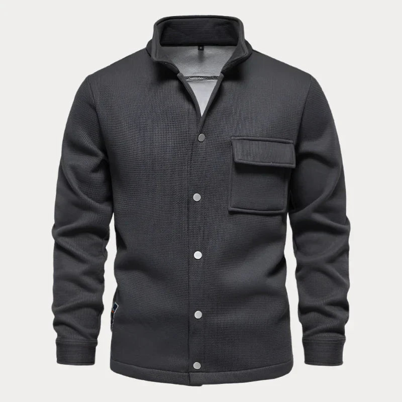 Jacke mit Knöpfen und Brusttasche für Herren