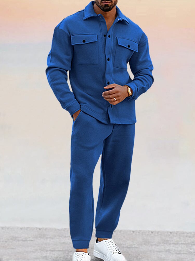 Herren Zweiteiler Hemd und Hose elastisch