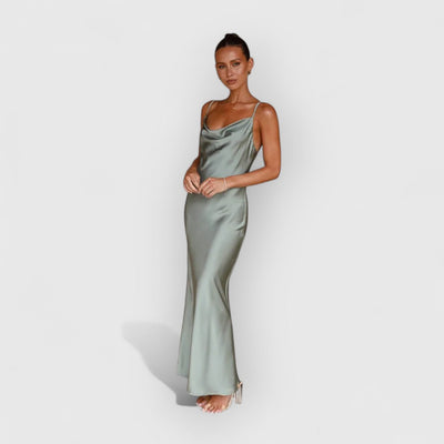 Daira | Elegantes Satinkleid