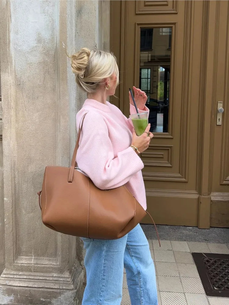 Rosalinda | Süßer rosa Strickpullover