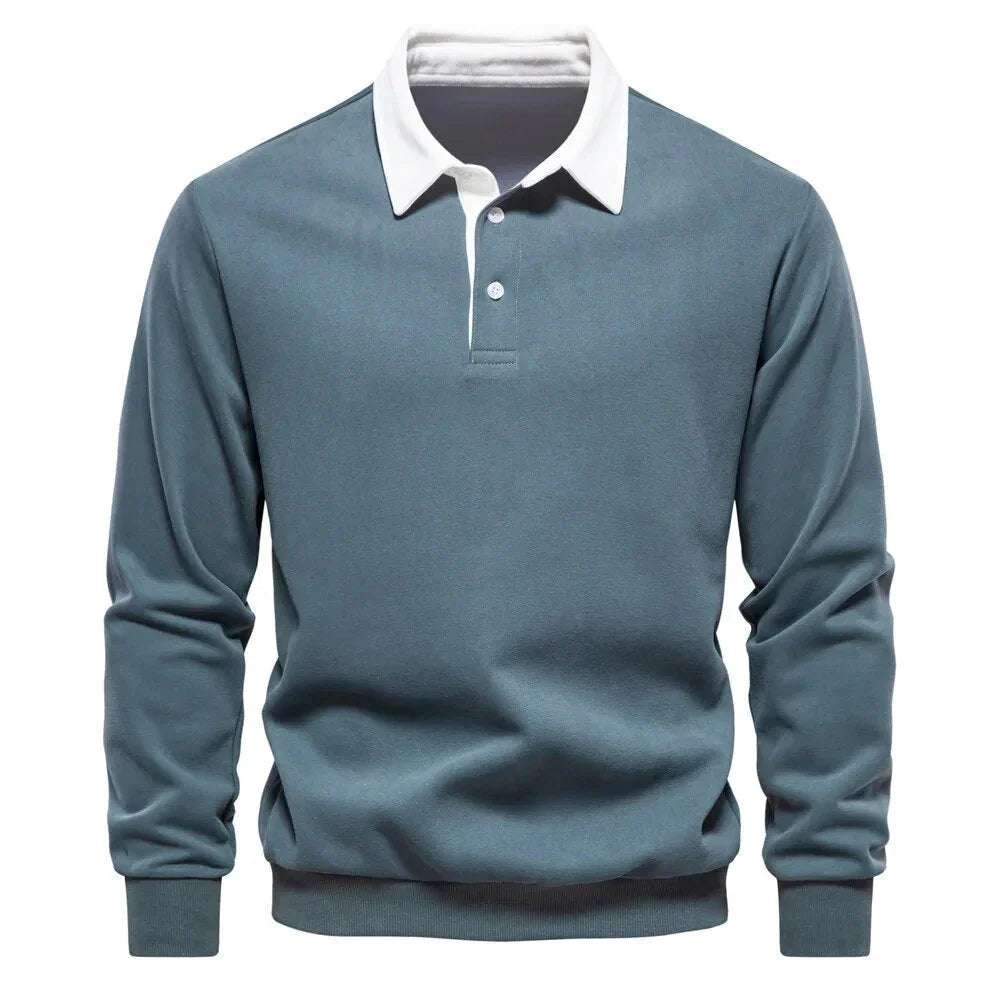 Austin Polo-Kragen Sweatshirt