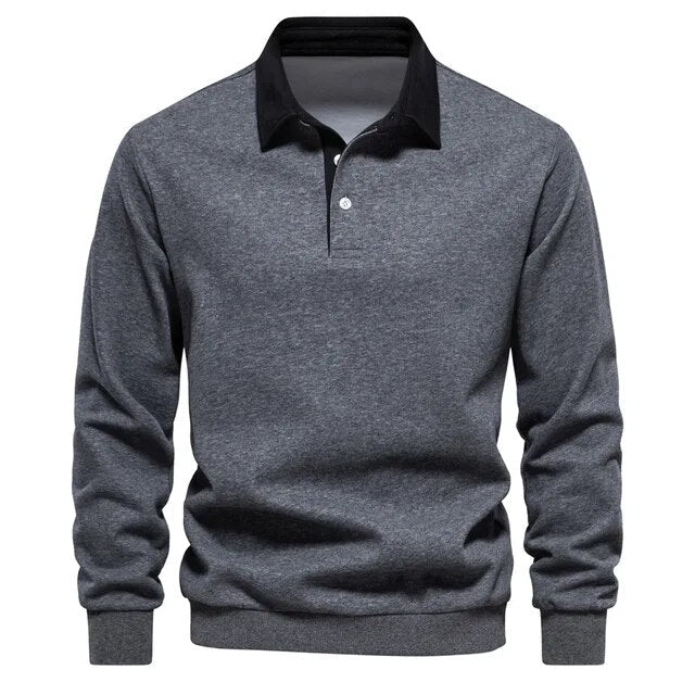 Austin Polo-Kragen Sweatshirt
