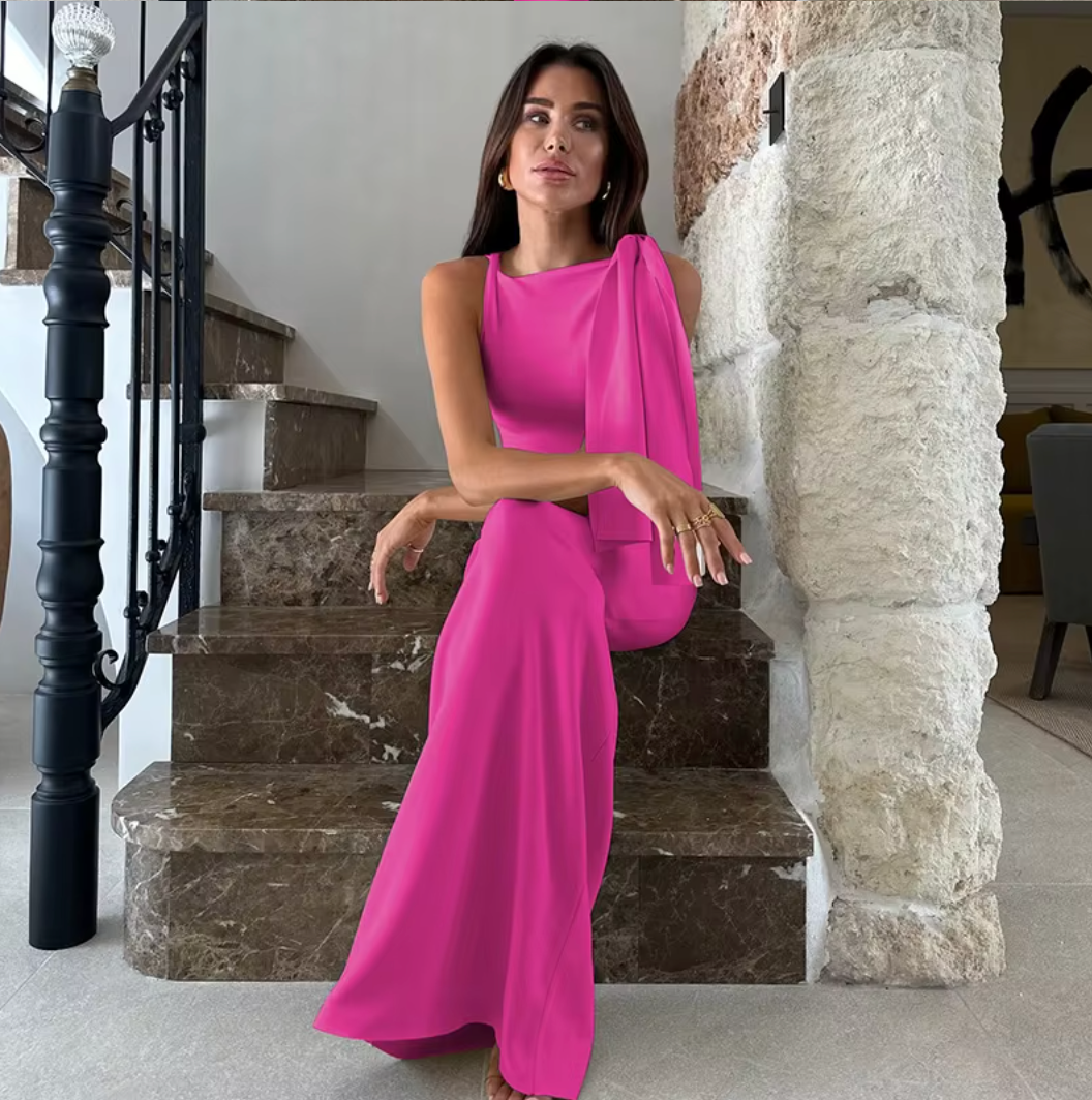 Helena | Ärmelloses Maxikleid