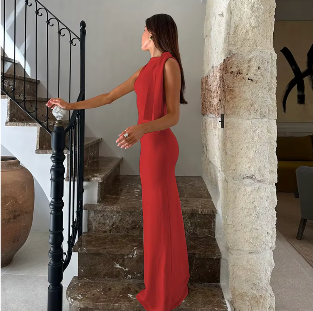 Helena | Ärmelloses Maxikleid