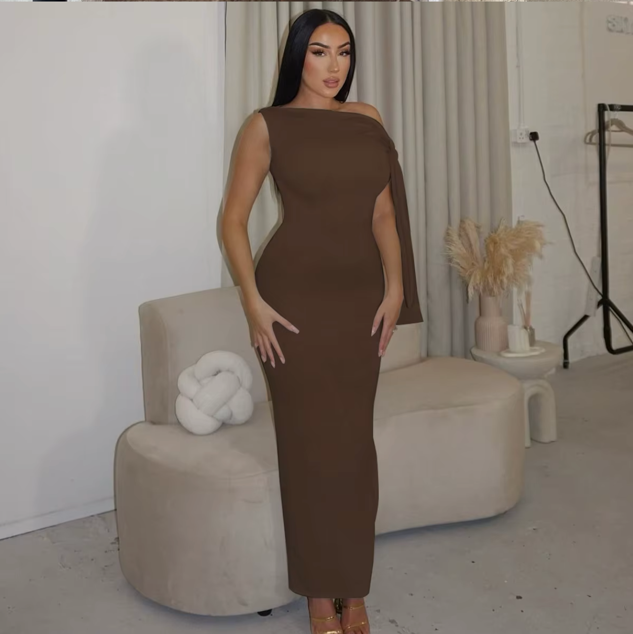 Helena | Ärmelloses Maxikleid