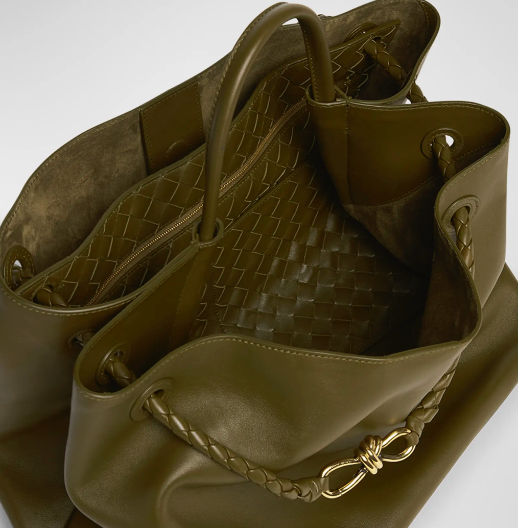 Luxuriöse vegane Leder Tote Bag – Große Handtasche mit Magnetverschluss