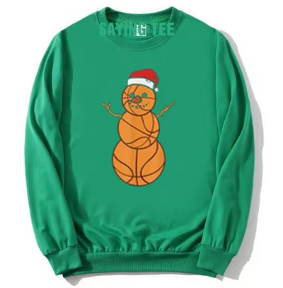 Krystel® | Mit Basketball-Schneemann-Weihnachtssportstil