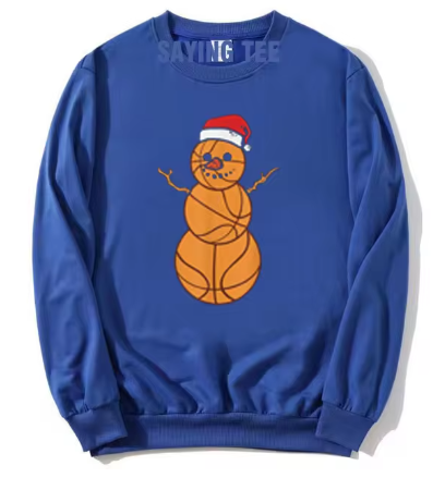 Krystel® | Mit Basketball-Schneemann-Weihnachtssportstil