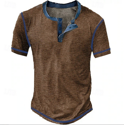 Carter™ | Bequemes Kurzarmshirt mit Knopfleiste