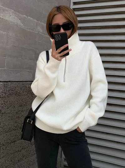 Cosima | Moderner und vielseitiger Winterpullover