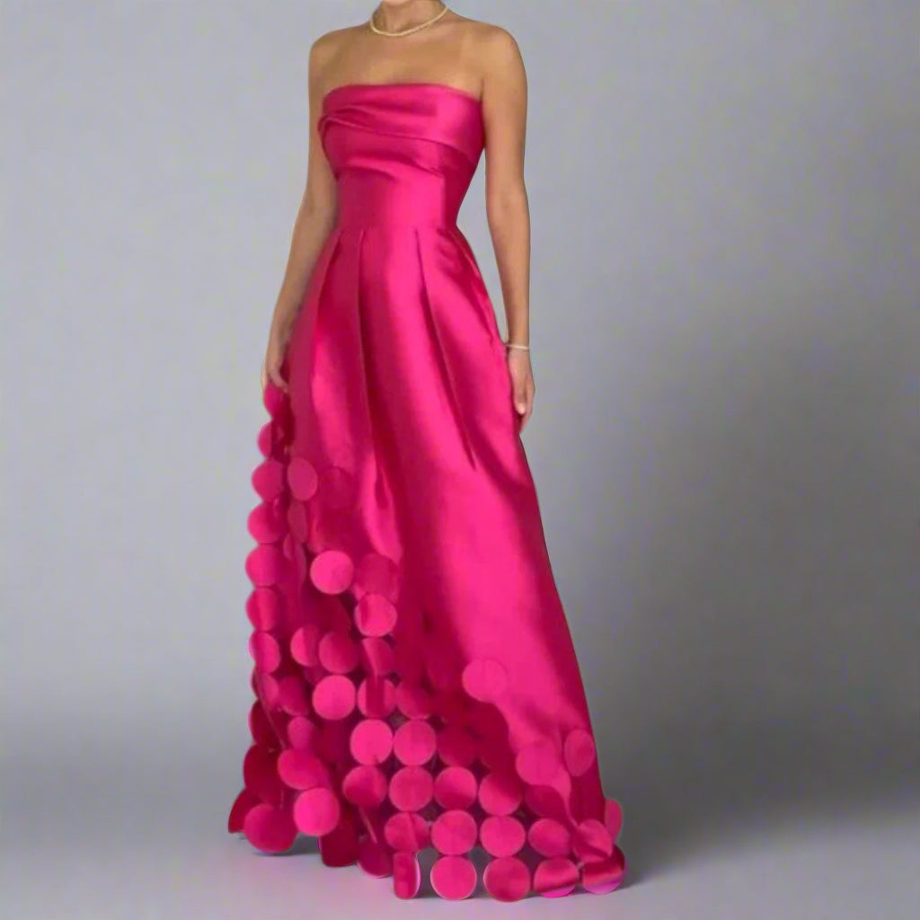 Dietlinde | Stilvolles Langarmkleid für jede Gelegenheit