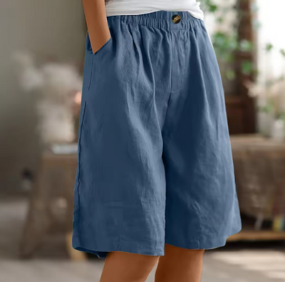 Sommer-Shorts Damen – Luftige Freizeithose mit weitem Schnitt & Stretchbund