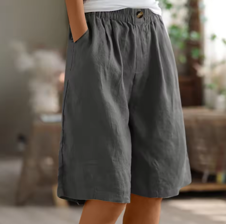 Sommer-Shorts Damen – Luftige Freizeithose mit weitem Schnitt & Stretchbund