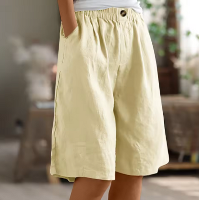 Sommer-Shorts Damen – Luftige Freizeithose mit weitem Schnitt & Stretchbund