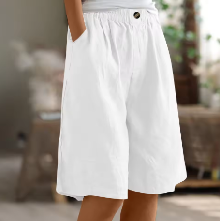Sommer-Shorts Damen – Luftige Freizeithose mit weitem Schnitt & Stretchbund