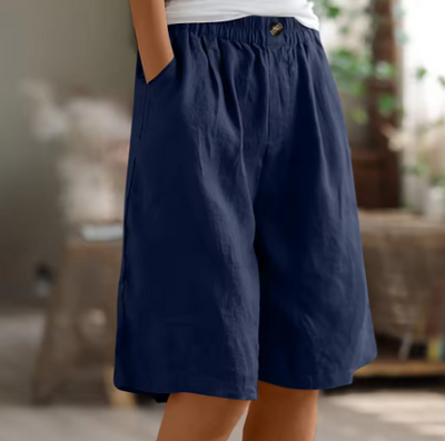 Sommer-Shorts Damen – Luftige Freizeithose mit weitem Schnitt & Stretchbund