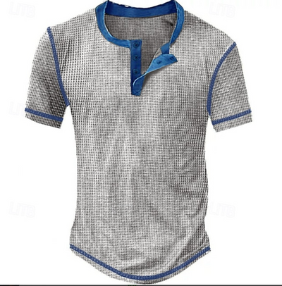 Carter™ | Bequemes Kurzarmshirt mit Knopfleiste