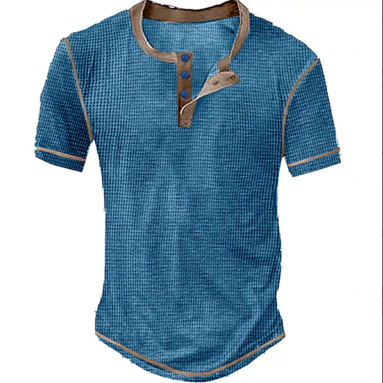 Carter™ | Bequemes Kurzarmshirt mit Knopfleiste