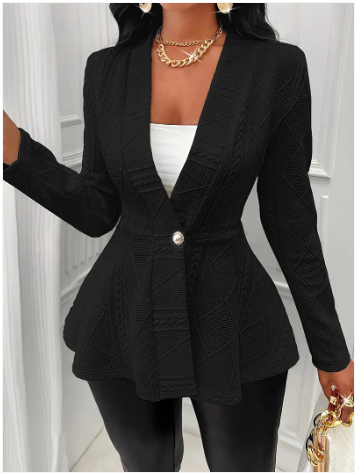 Savannah - eleganter strickblazer