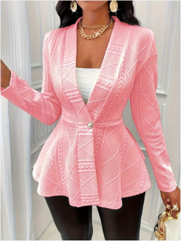 Savannah - eleganter strickblazer
