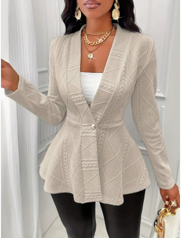 Savannah - eleganter strickblazer