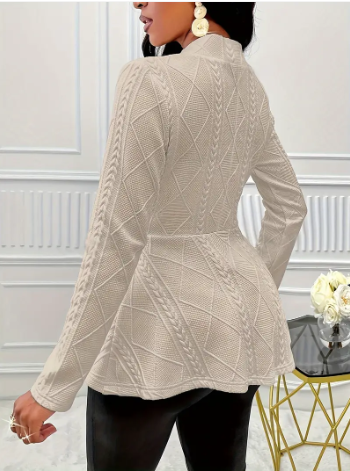 Savannah - eleganter strickblazer