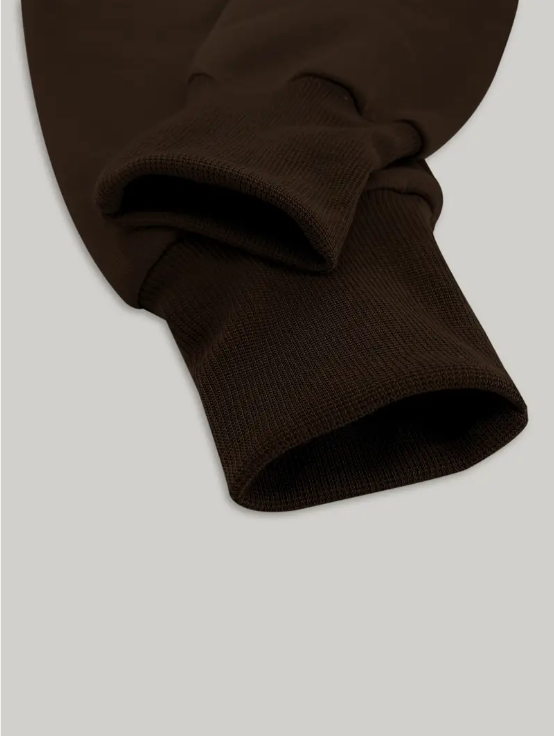 Scharlachroter, verkürzter kapuzenpullover aus baumwolle mit reißverschluss