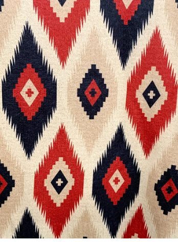 Ulrike pullover mit geometrischem print