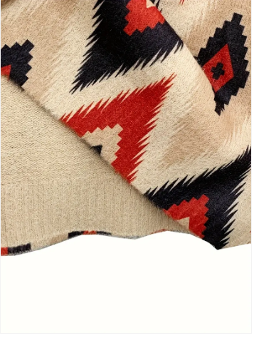 Ulrike pullover mit geometrischem print