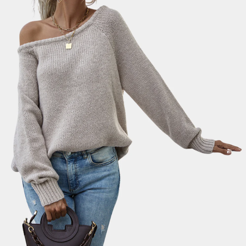 Lina - kuscheliger strickpullover für damen