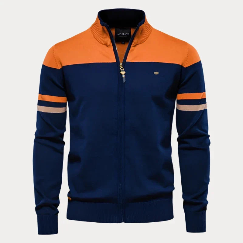 Strickjacke für Herren mit Reißverschluss